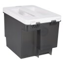 LUTH Premium Profi Parts Schmutzwassertank (Weiß) kompatibel mit Ecovacs 201-2425-1071 für Staubsauger-Roboter