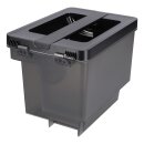LUTH Premium Profi Parts Schmutzwassertank (Schwarz) kompatibel mit Ecovacs 201-2425-1072 für Staubsauger-Roboter