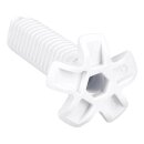 LUTH Premium Profi Parts Gerätefuß Vorne kompatibel mit Bosch 00631221 105mm in Geschirrspüler