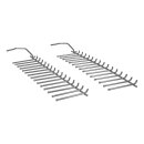 LUTH Premium Profi Parts Unterkorbeinsätze für Teller kompatibel mit Siemens 00645101 2x16stacheln in Geschirrspüler