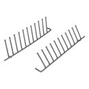 LUTH Premium Profi Parts Oberkorbeinsätze für Teller kompatibel mit Bosch 12004140 in Geschirrspüler 2stk