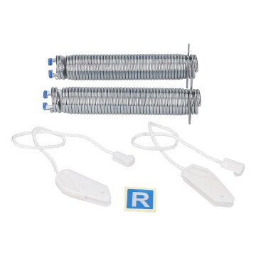 LUTH Premium Profi Parts Türscharnierfeder Set mit Seilzügen kompatibel mit Siemens 00754873 in Geschirrspüler