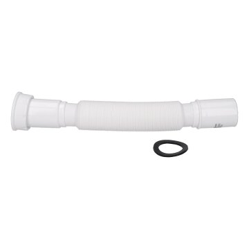 LUTH Premium Profi Parts Siphon 1 1/2"Igx40mm 325-830mm kompatibel mit Kirchhoff 98836848 Flexibel Formbar für Spülbecken
