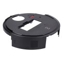 LUTH Premium Profi Parts Abdeckung oben Schwarz kompatibel mit Ecovacs 201-2498-0634 für Staubsauger-Roboter