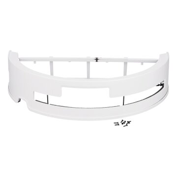 LUTH Premium Profi Parts Stoßstange Weiß kompatibel mit Ecovacs 201-2488-0511 für Staubsauger-Roboter