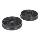 LUTH Premium Profi Parts Kohlefilter Set 105mmø kompatibel mit Candy 49040890 Bluparts in Dunstabzugshaube 2stk