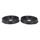 Kohlefilter Set Passend für Amica 1160826 Kf17146 160mmø Bluparts in Dunstabzugshaube 2stk