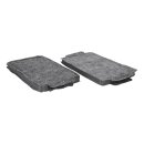 Kohlefilter Set Passend für Miele Dkf19-1  9231860 Bluparts in Dunstabzugshaube 2stk