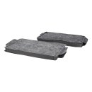 Kohlefilter Set Passend für Miele Dkf19-1  9231860 Bluparts in Dunstabzugshaube 2stk