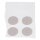 Schraubenabdeckungen Set Ecovacs 201-2432-0449 für Fensterputzroboter 4stk