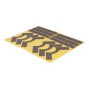 LUTH Premium Profi Parts Klettverschluss Set kompatibel mit Ecovacs 201-Q002-0027 für Fensterreinigungsroboter