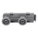LUTH Premium Profi Parts Korbrollensatz Vorne für Oberkorb kompatibel mit Electrolux 1561285006 in Geschirrspüler