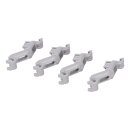 LUTH Premium Profi Parts Klammer für Unterkorb kompatibel mit Bosch 10014119 für Geschirrspüler 4stk