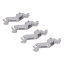 LUTH Premium Profi Parts Klammer für Unterkorb kompatibel mit Bosch 10014119 für Geschirrspüler 4stk