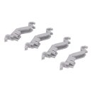 LUTH Premium Profi Parts Klammer für Unterkorb kompatibel mit Bosch 10014119 für Geschirrspüler 4stk