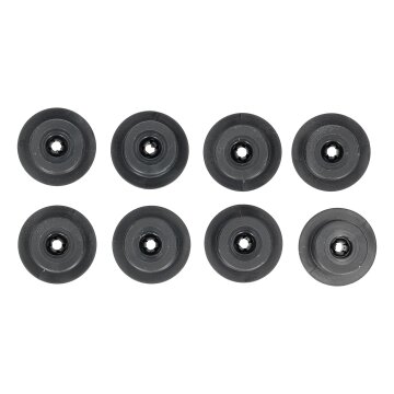 LUTH Premium Profi Parts Korbrollen für Unterkorb Kompatibel mit AEG 4055072138 in Geschirrspüler 8stk