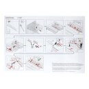 LUTH Premium Profi Parts Klappstachelreihe Oberkorb kompatibel mit Bosch 12005570 für Geschirrspüler 2stk