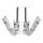 Türscharnier Set links rechts Electrolux 4055474946 für Geschirrspüler (2stk.)