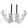 LUTH Premium Profi Parts Türscharnier Set links rechts kompatibel mit Electrolux 4055474946 für Geschirrspüler (2stk.)