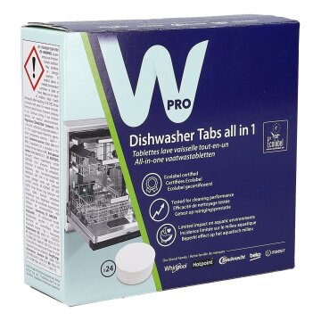 Spülmaschinen-Reiniger Tabs Wpro Ntb100 C00860155 24stk