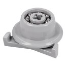 LUTH Premium Profi Parts Rad für Unterkorb, Eine Stopperrolle + Rollenhalter kompatibel mit Siemens 10014064 für Geschirrspüler