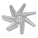 Flügel für Heißluftventilator Passend für Bosch 00650472 150mmø Bluparts in Backofen