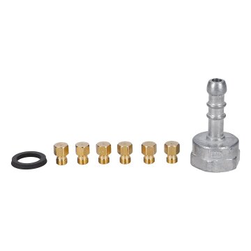 LUTH Premium Profi Parts Flüssiggasdüsen Kit für Kochfeld Kompatibel mit Zanussi 50240722004 Von Gaserd