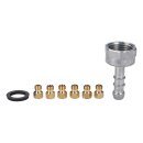 LUTH Premium Profi Parts Flüssiggasdüsen Kit für Kochfeld Kompatibel mit Zanussi 50240722004 Von Gaserd