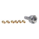 LUTH Premium Profi Parts Flüssiggasdüsen Kit für Kochfeld Kompatibel mit Zanussi 50240722004 Von Gaserd