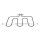 LUTH Premium Profi Parts Heizung Oberhitze Grill Kompatibel mit Candy 41020728 Irca 5085r303 für Backofen