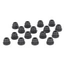 LUTH Premium Profi Parts Gummipuffer Set 9,​7x7,​5mm für Muldengitter kompatibel mit Dometic 407145215 Auf Gaskochfeld 16stk