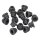 LUTH Premium Profi Parts Gummipuffer Set 9,​7x7,​5mm für Muldengitter kompatibel mit Dometic 407145215 Auf Gaskochfeld 16stk