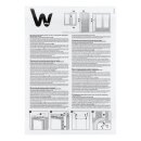 LUTH Premium Profi Parts Luftabdichtungskit für Schlauch kompatibel mit Wpro C00860400 für Mobiles Klimagerät