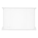 LUTH Premium Profi Parts Glasplatte oben für Kühlteil kompatibel mit Bauknecht C00899660 450x300mm mit Leisten in Kühlgefrierkombination Kühlschrank