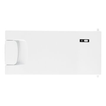 LUTH Premium Profi Parts Gefrierfachtüre mit Dichtung Griff Kompatibel mit Candy 49122694 für Kühlschrank