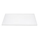 LUTH Premium Profi Parts Glasplatte oben mit Leiste kompatibel mit Midea 12531000000920 für Kühlschrank
