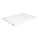 LUTH Premium Profi Parts Glasplatte oben mit Leiste kompatibel mit Midea 12531000000920 für Kühlschrank