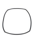 Türdichtung Dichtung Herd Backofen kompatibel für Bosch Neff Siemens Constructa 00754066 754066