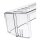 LUTH Premium Profi Parts Türfach unten kompatibel mit Midea 12131000005044 für Kühlschrank