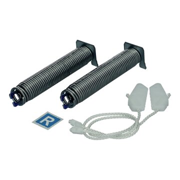 Original Bosch Türfedern Türscharnier Federn Siemens Neff Constructa Farbcode Blau inkl Seilzug für Geschirrspüler 00754867 754867