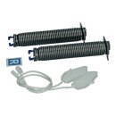 Original Bosch Türfedern Türscharnier Federn Siemens Neff Constructa Farbcode Blau inkl Seilzug für Geschirrspüler 00754867 754867