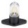 LUTH Premium Profi Parts Lampe 2w 240v mit Befestigungssockel 2x4,8mmamp kompatibel mit Bauknecht C00844875 für Mikrowelle