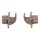 LUTH Premium Profi Parts Halter Set für Glasplatte kompatibel mit Bosch 10043885 in Mikrowelle 2stk