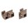 LUTH Premium Profi Parts Halter Set für Glasplatte kompatibel mit Bosch 10043885 in Mikrowelle 2stk