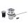 LUTH Premium Profi Parts Ablaufgarnitur 1 1/4" mit Exzenter Und Stopfen Chrom für Waschbecken