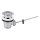 LUTH Premium Profi Parts Ablaufgarnitur 1 1/4" mit Exzenter Und Stopfen Chrom für Waschbecken