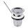 LUTH Premium Profi Parts Ablaufgarnitur 1 1/4" mit Exzenter Und Stopfen Chrom für Waschbecken