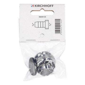 Tauchrohranschluss, Chrom, 3/4" Ig X 3/4" T Kirchhoff 98840120