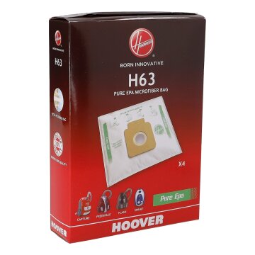 Filterbeutel Hoover H63 Pureepa 35600536 für Bodenstaubsauger 4stk
