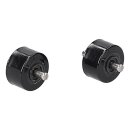 LUTH Premium Profi Parts Rad Set mit Achsen für Elektrobodendüse Kompatibel mit AEG 4055483178 an Stielstaubsauger